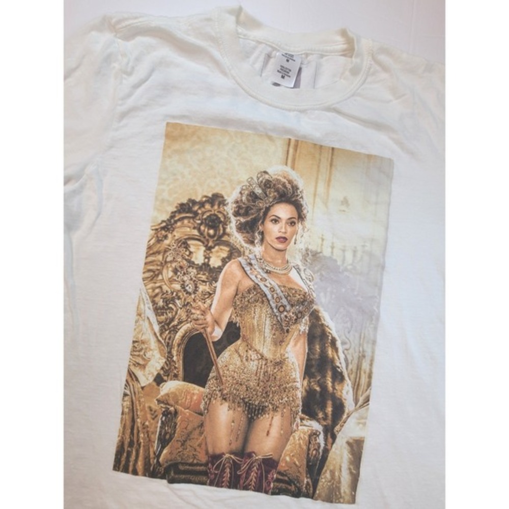 Beyonce‎ The Mrs Carter Show Tour 2013 Graphic T Shirt White Size Medium